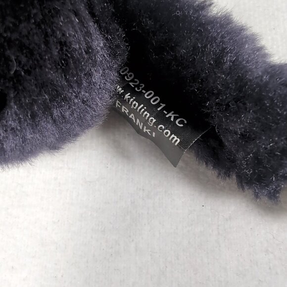 RARE Kipling FRANKI Navy Blue Monkey Keychain Keyring Deep Purple Plush LIMITED - Picture 4 of 9